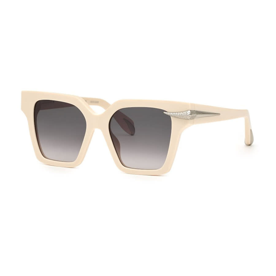 Roberto Cavalli SRC002S09X7 Gradient Lens Sunglasses — Beige