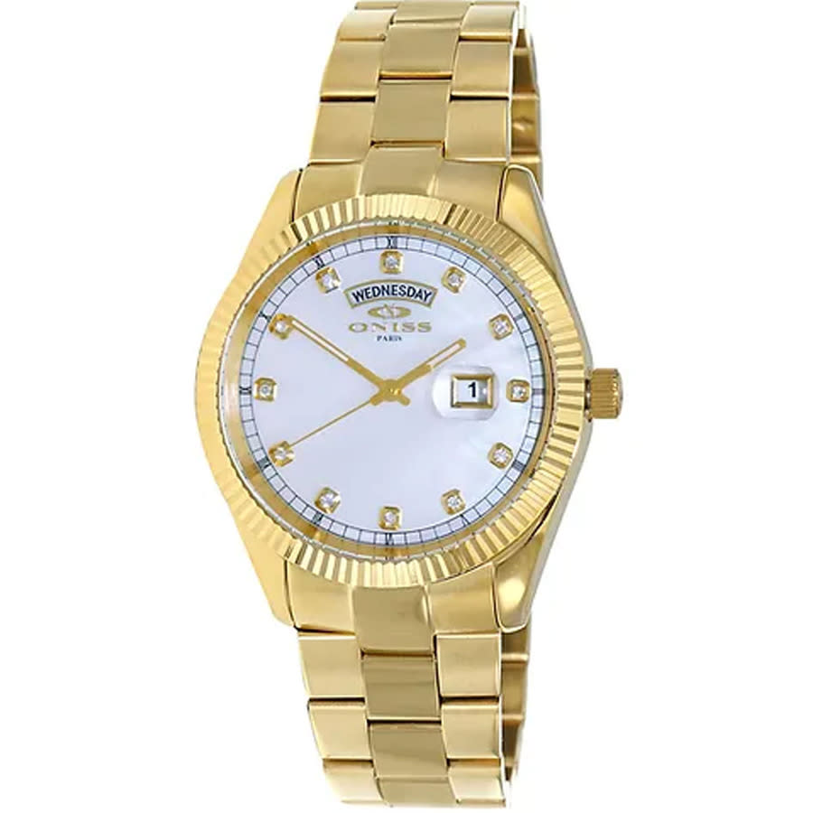 Oniss ONZ3881 White Dial Mens Watch ON3881-MGWT