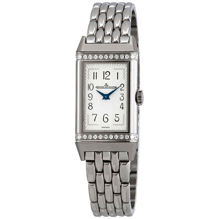Jaeger LeCoultre Reverso Diamond Silver Dial Ladies Watch Q3288120