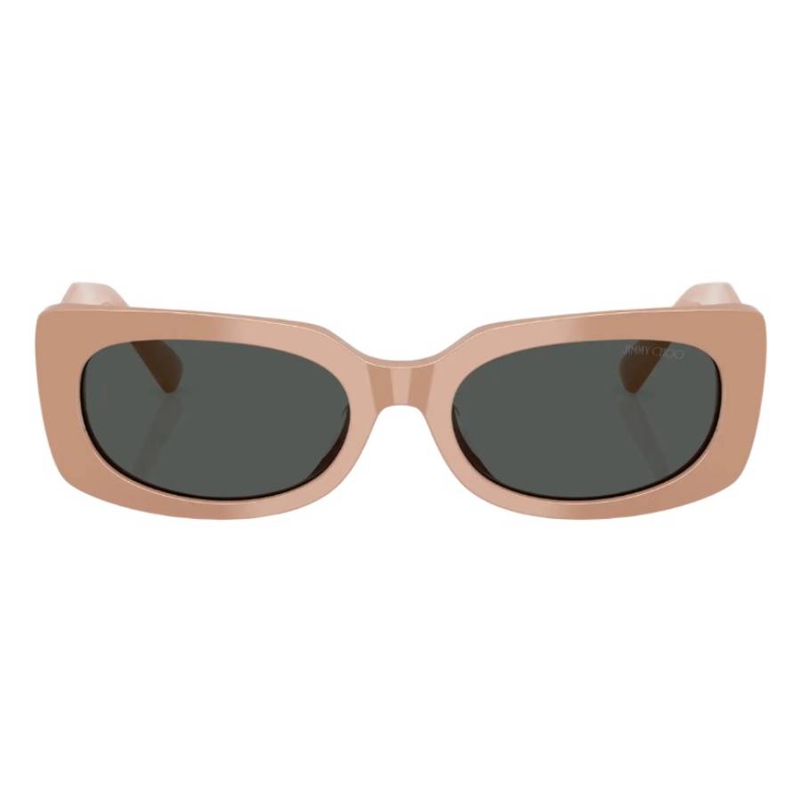 Jimmy Choo Grey Rectangular Ladies Sunglasses JC5029U 501987 54