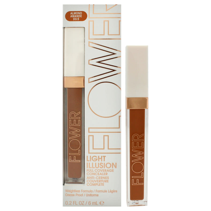 Flower Beauty Ladies Light Illusion Full Coverage Concealer 02 Oz D35 Almond Makeup 840797138032 10$