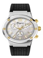 Ferragamo F-80 Chronograph Quartz White Dial Mens Watch SFJE00224 350$