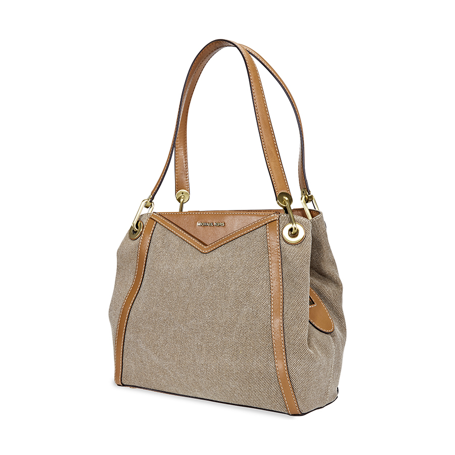 michael kors raven pocket shoulder tote