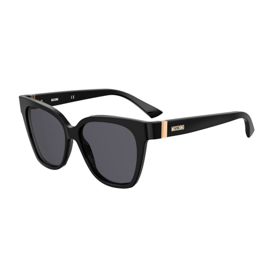 Moschino Grey Butterfly Ladies Sunglasses MOS066/S 0807/IR 55