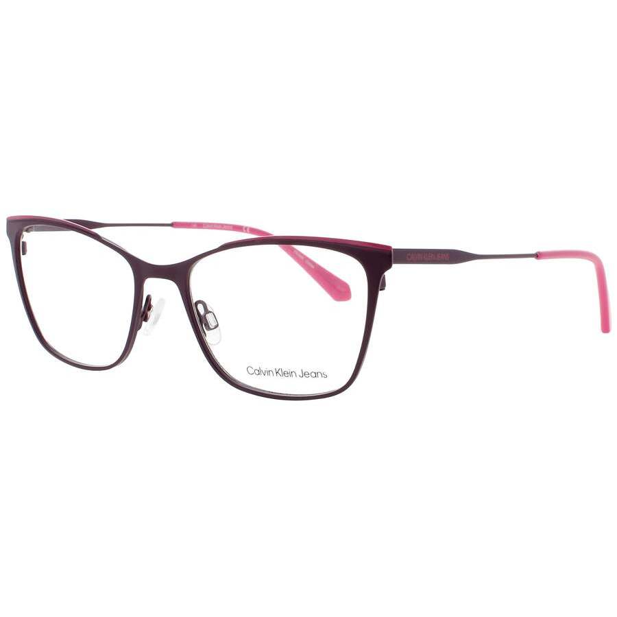 Calvin Klein Ladies Purple Square Eyeglass Frames CKJ-CKJ21207-508-53 34$