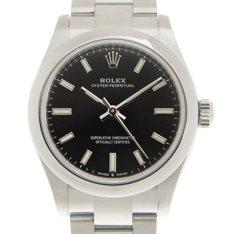 Rolex Oyster Perpetual 31 Automatic Black Dial Ladies Watch 277200BKSO