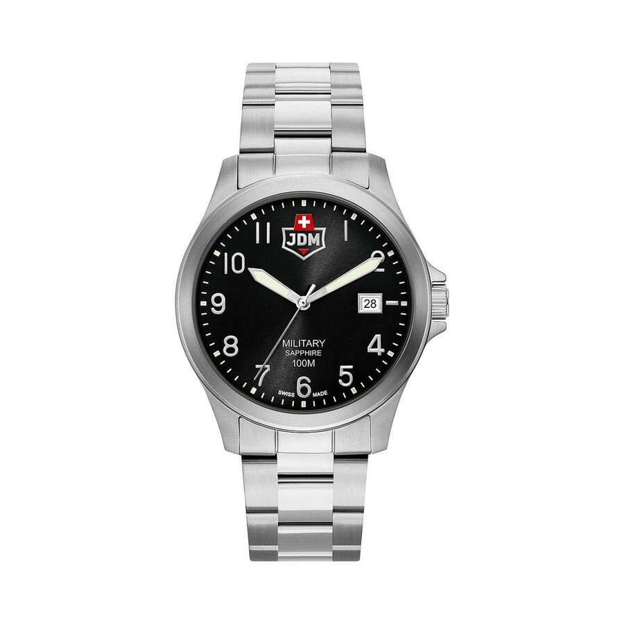 JDM Military Alpha I Black Dial Mens Watch JDM-WG001-09 176$