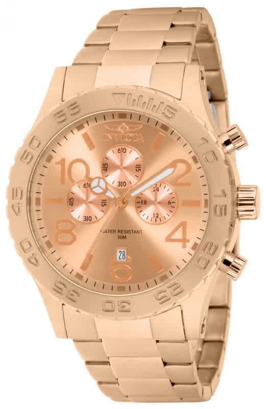 Rose gold online invicta