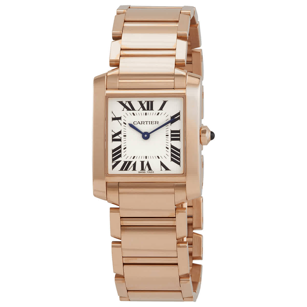 Cartier Tank Francaise Silver Dial 18kt 