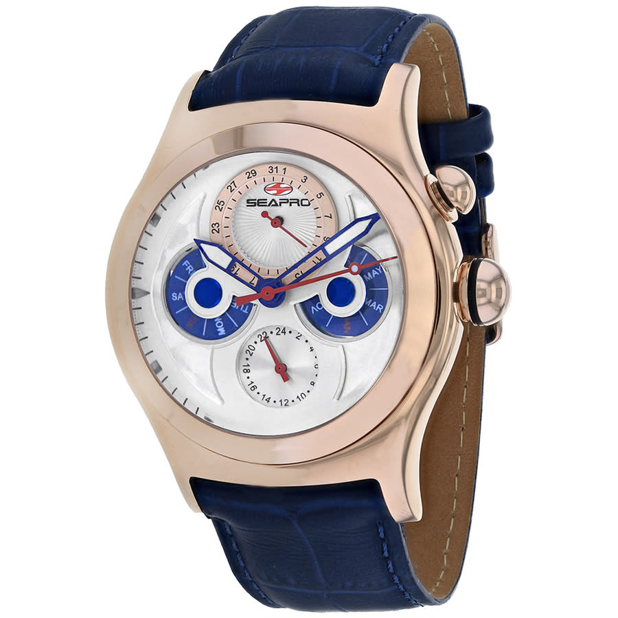 Seapro Chronoscope Quartz White Dial Mens Watch SP0133 199$