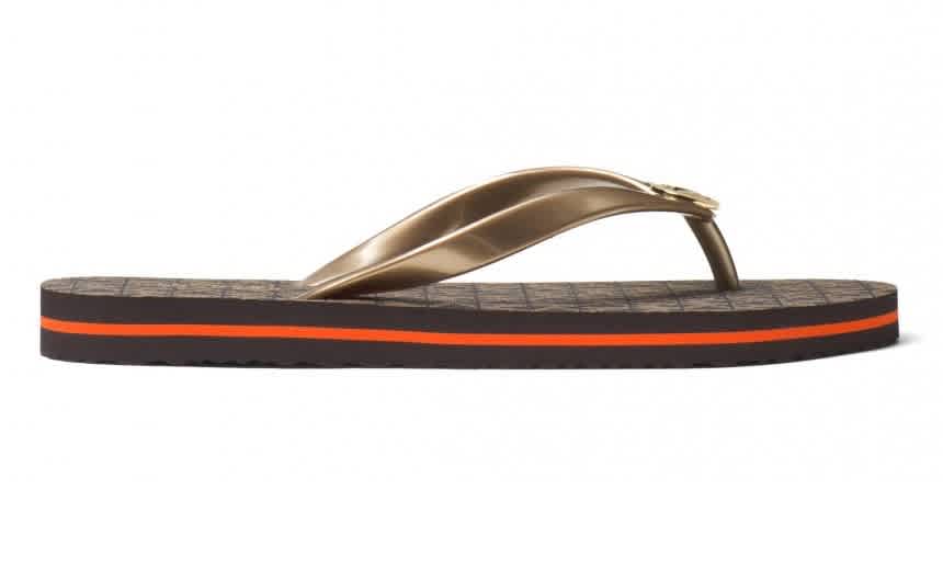 michael kors ladies flip flops