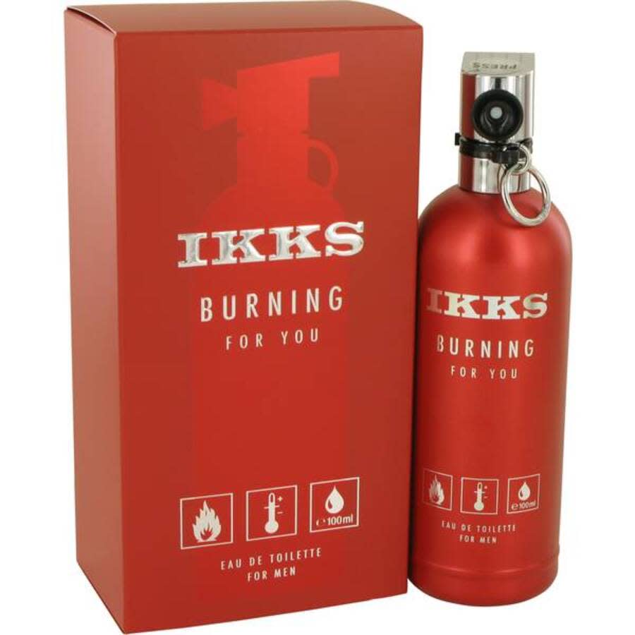 Ikks Mens Burning For You EDT Spray 3.4 oz Fragrances 3331849002564