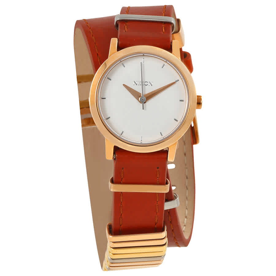 Nixon Kenzi White Dial Wrap Leather Ladies Watch A4031749 90$