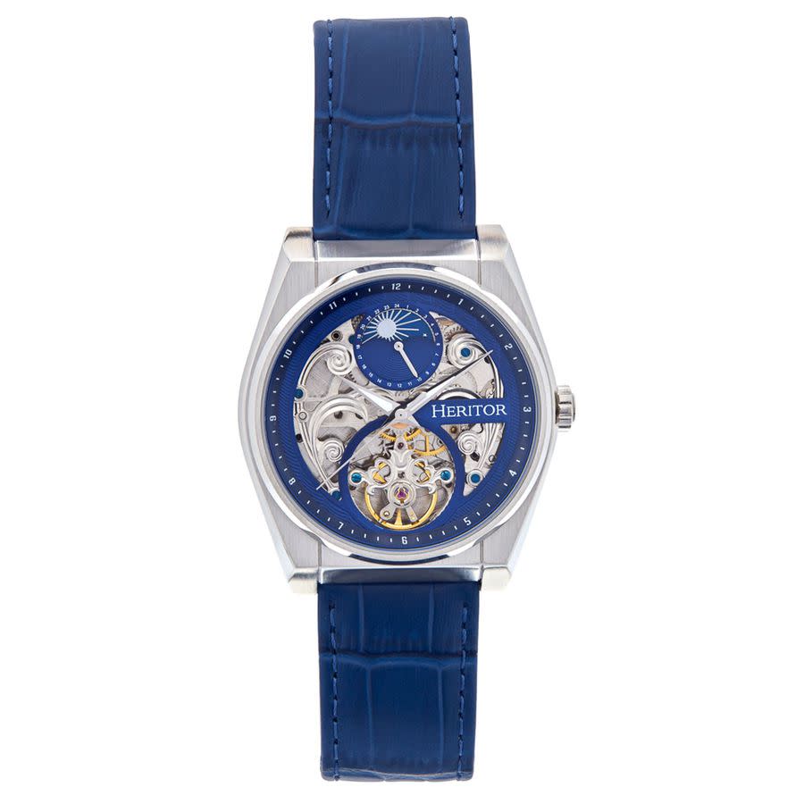 Heritor Daxton Blue Dial Mens Watch HERHS3003