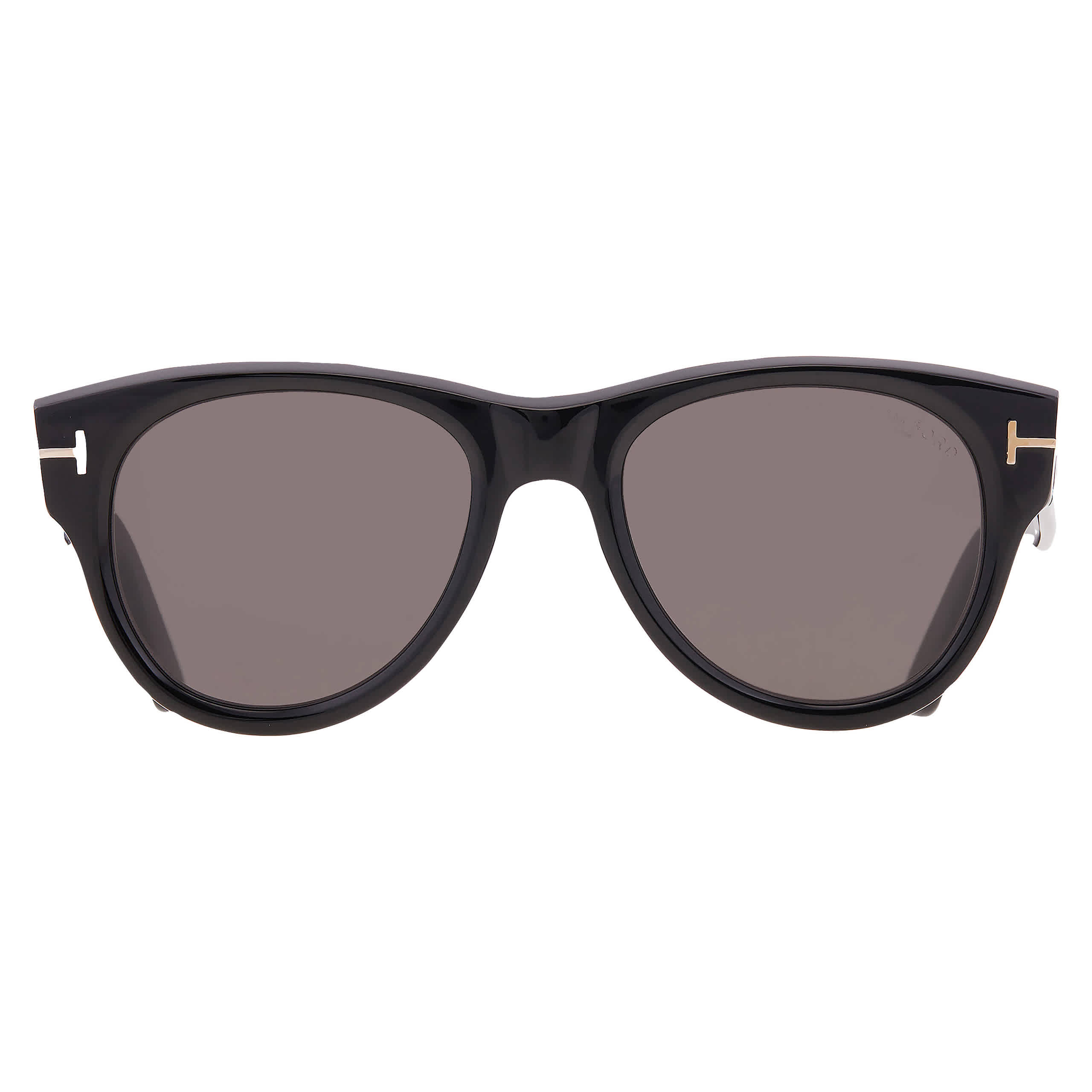 Tom Ford Bureton-02 Smoke Oval Mens Sunglasses FT1305 01A 52