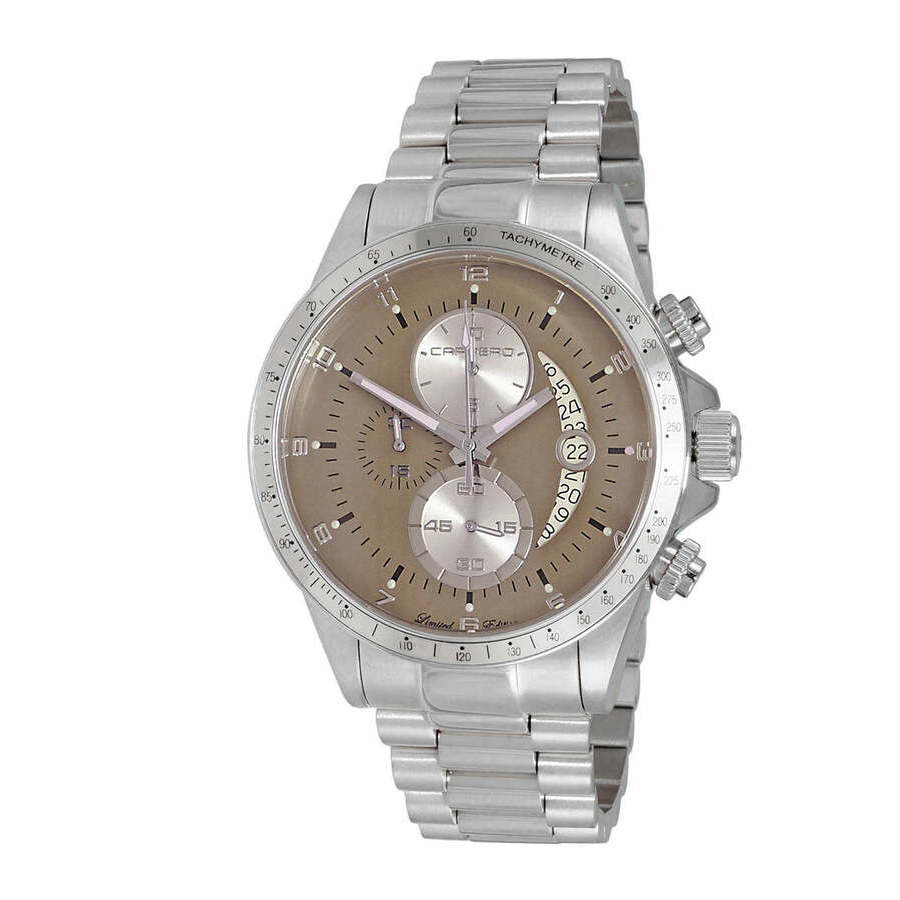 Torino Carrero Winner Circle Chronograph Quartz Brown Dial Mens Watch JCISS101LBN