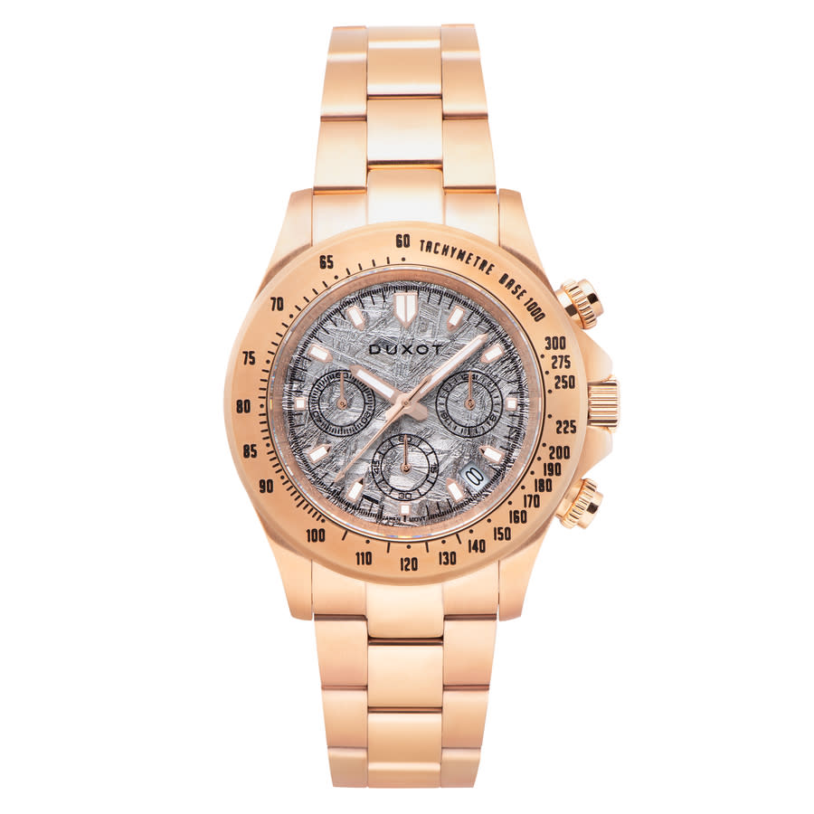 Duxot Atlantica Chronograph Quartz White Dial Mens Watch DX-2048-KK 439$