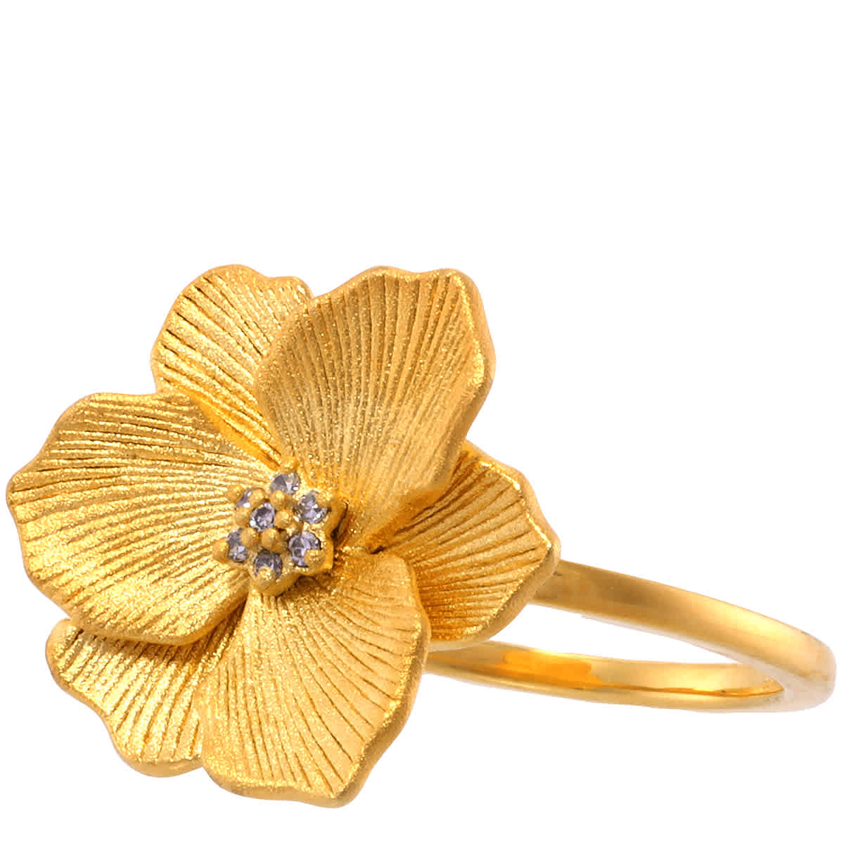 Diamanti Per Tutti Ladies Gold Jasmine Ring, Size 50