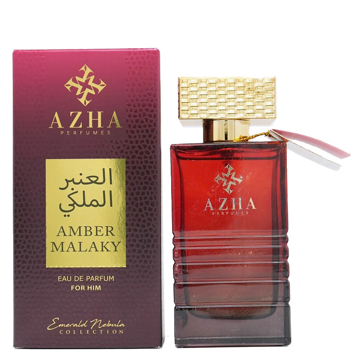 Azha Mens Amber Malaky EDP Spray 3.3 oz Fragrances 6629021040020