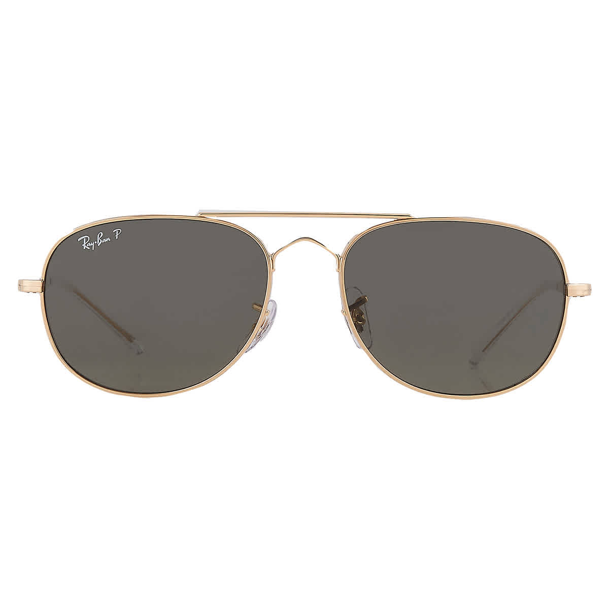 Ray-Ban Unisex Sunglass Bain Bridge - Frame color: Arista Gold, Lens color: Green Polarized