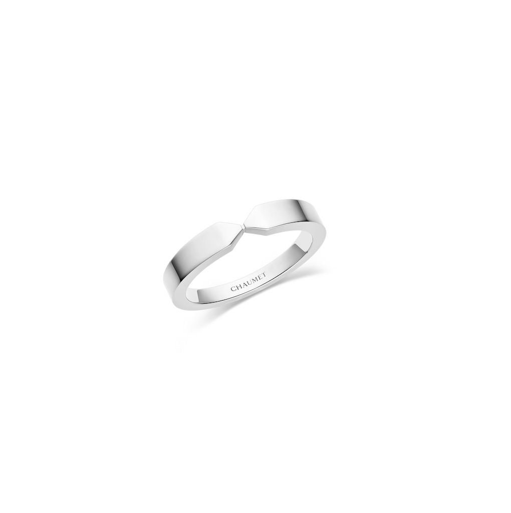 Chaumet Platinum Triomphe De Chaumet Wedding Band, Size 48