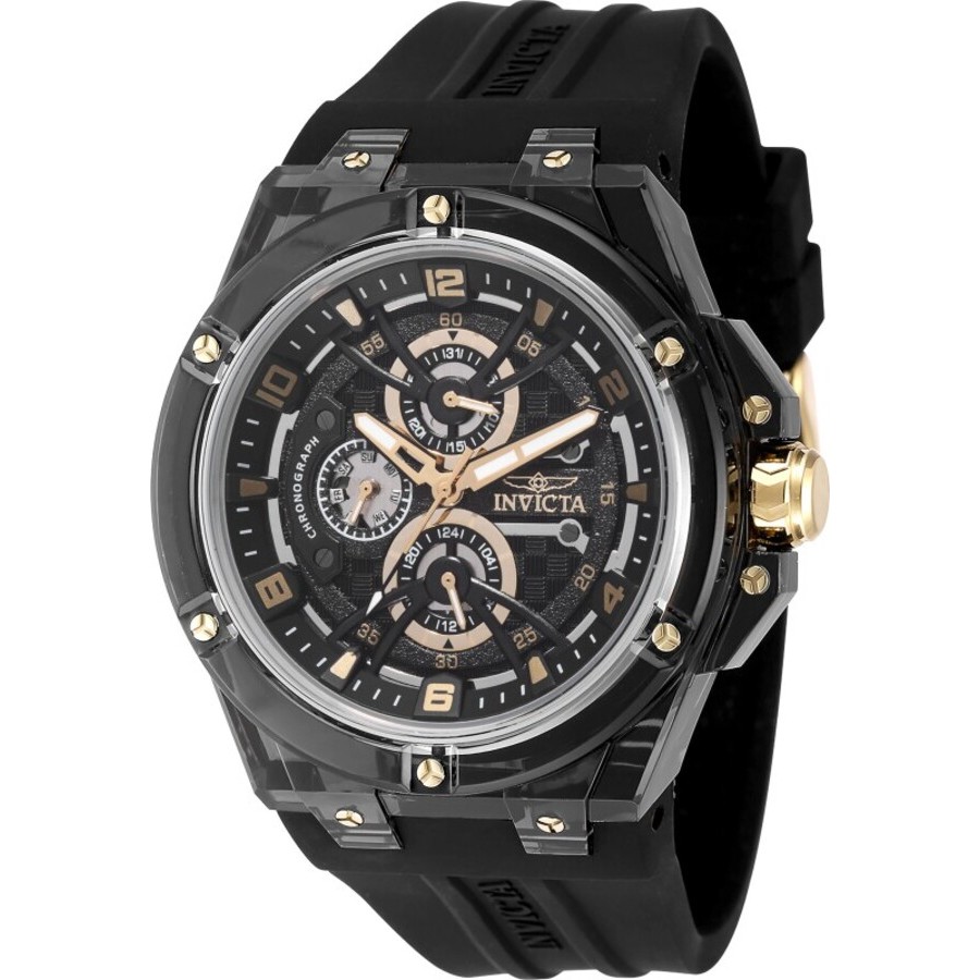 Invicta Invicta Racing Saphirex Quartz Black Dial Mens Watch 48807 109$