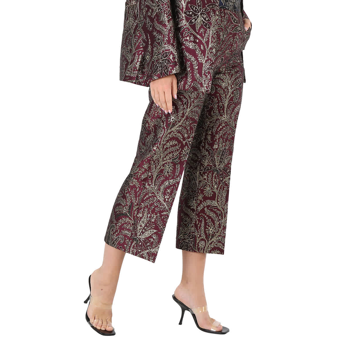 Max Mara Ladies Gaeta Brocade Jacquard Pants