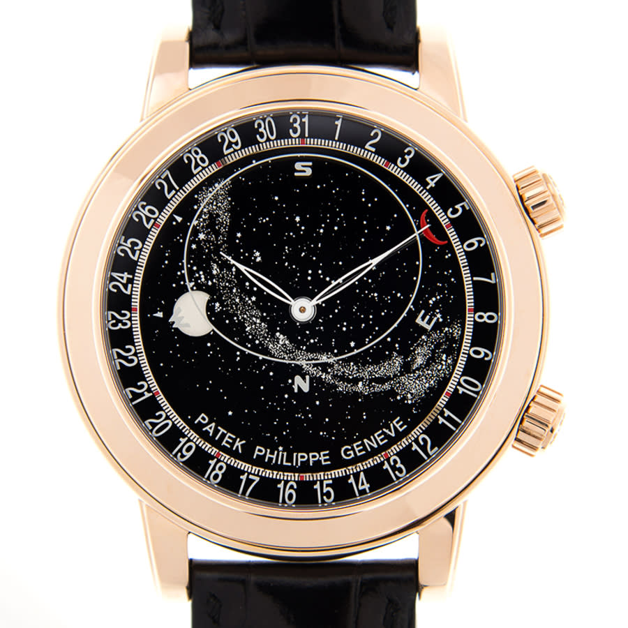Patek Philippe Grand Complications Black Dial Mens Watch 6102R001