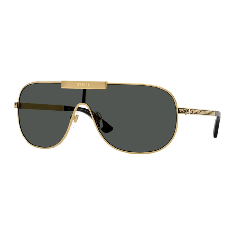 Versace Man Sunglass VE2293 - Frame color: Gold, Lens color: Dark Grey