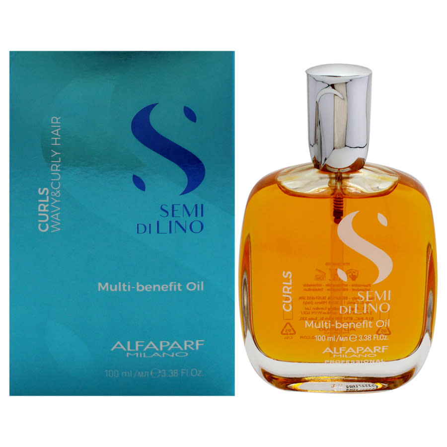 ALFAPARF Semi Di Lino Curls Multi-Benefit Oil 3.38 oz Hair Care 8022297111353