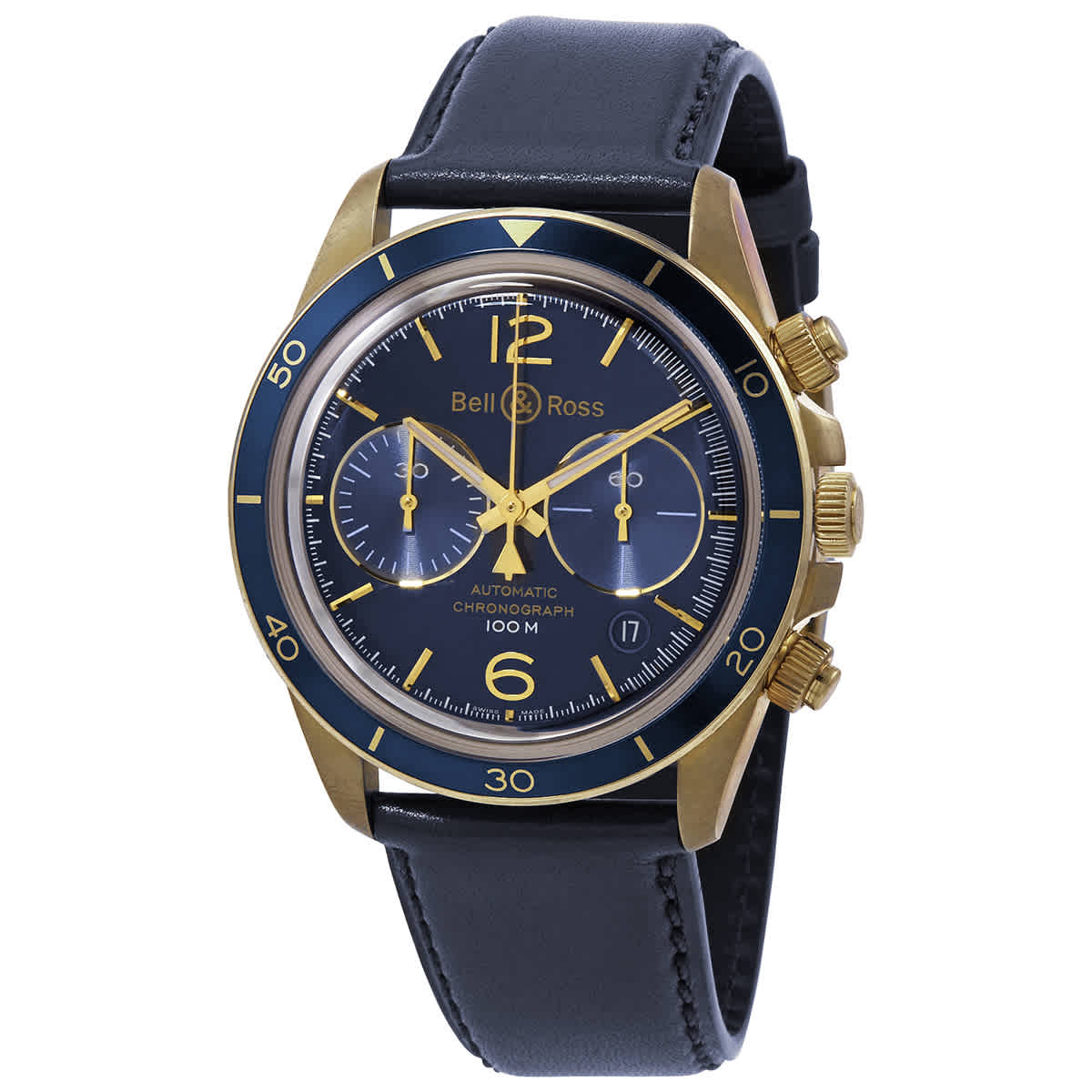Bell and Ross Aeronavale Chronograph Automatic Blue Dial Mens Watch BRV294-BLU-BRSCA 5350$