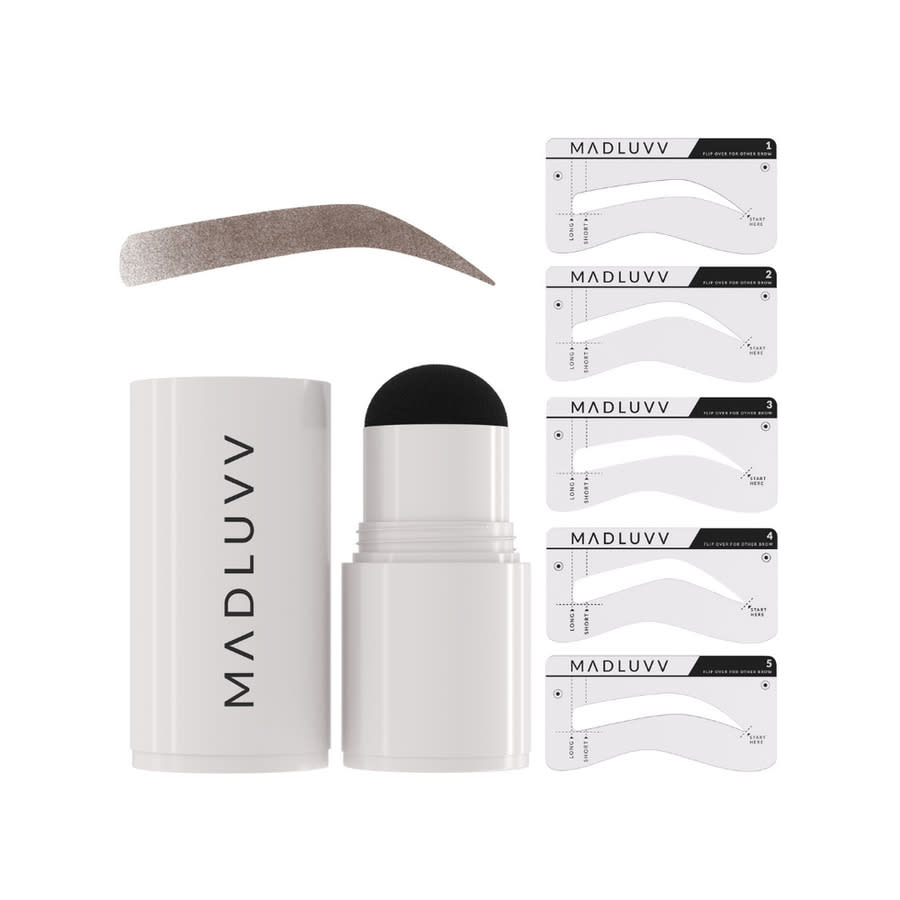 Madluvv Ladies Brow Stamp Kit 1 oz Brunette Gift Set Makeup 632726243852 40$