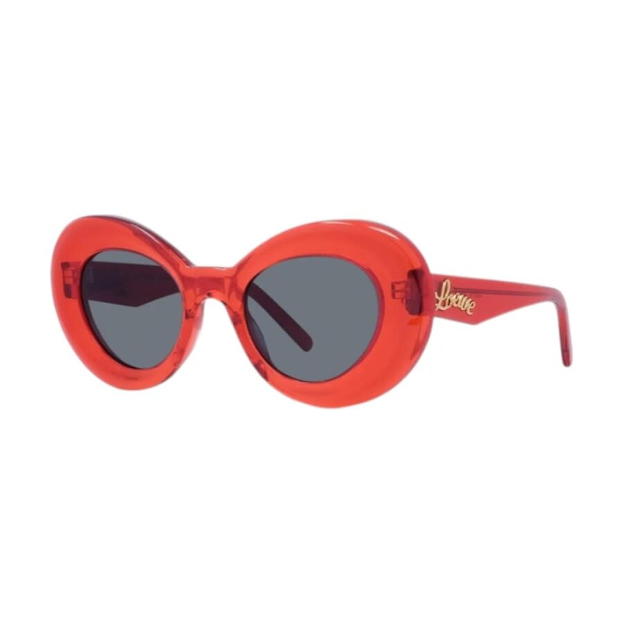 Loewe LW40112I66V Butterfly Full Rim Sunglasses — Red