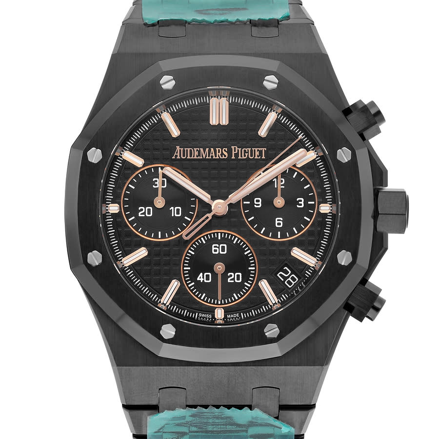 Pre-owned Audemars Piguet Royal Oak Chronograph Black Dial Mens Watch 26240CEOO1225CE02 130750$