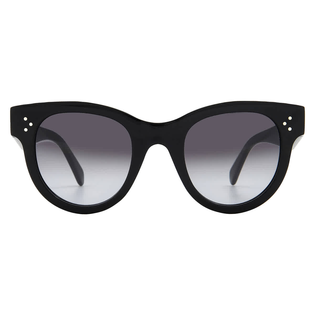 Celine Smoke Gradient Oval Ladies Sunglasses CL4003IN 01B 48