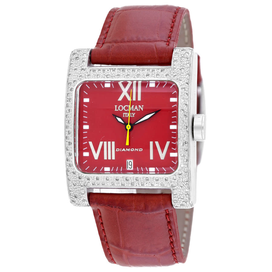 Locman Classic Quartz Red Dial Ladies Watch 431RD2D/RD LE