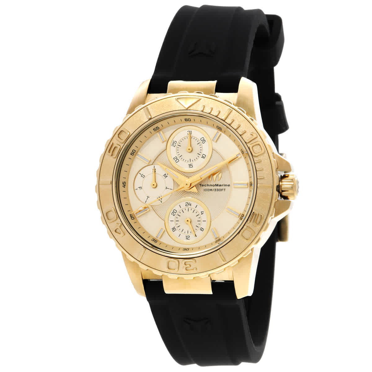 Technomarine Sea Quartz Gold Dial Ladies Watch TM-725016 109$
