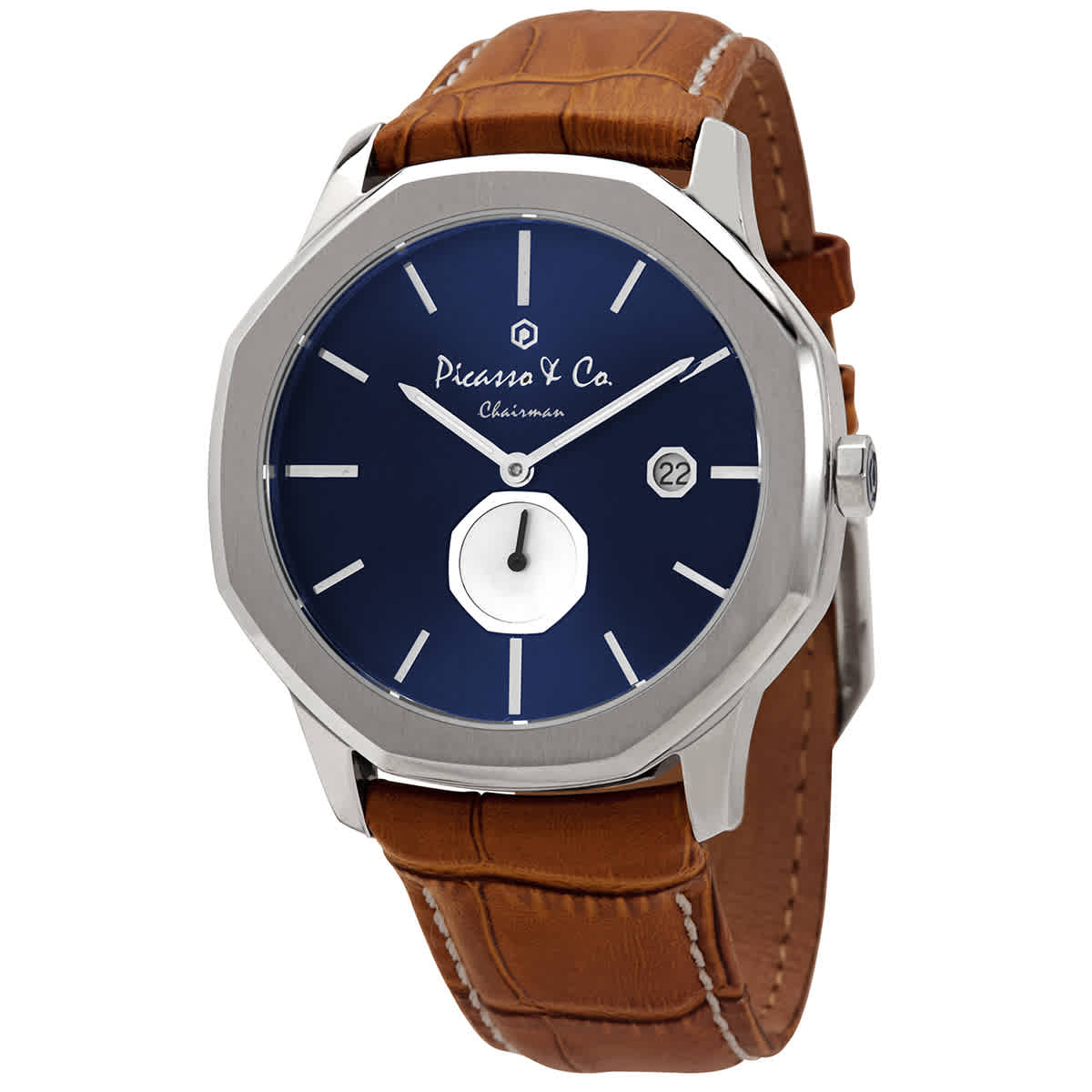 Picasso and Co Chairman Quartz Blue Dial Mens Watch PWCHBL001