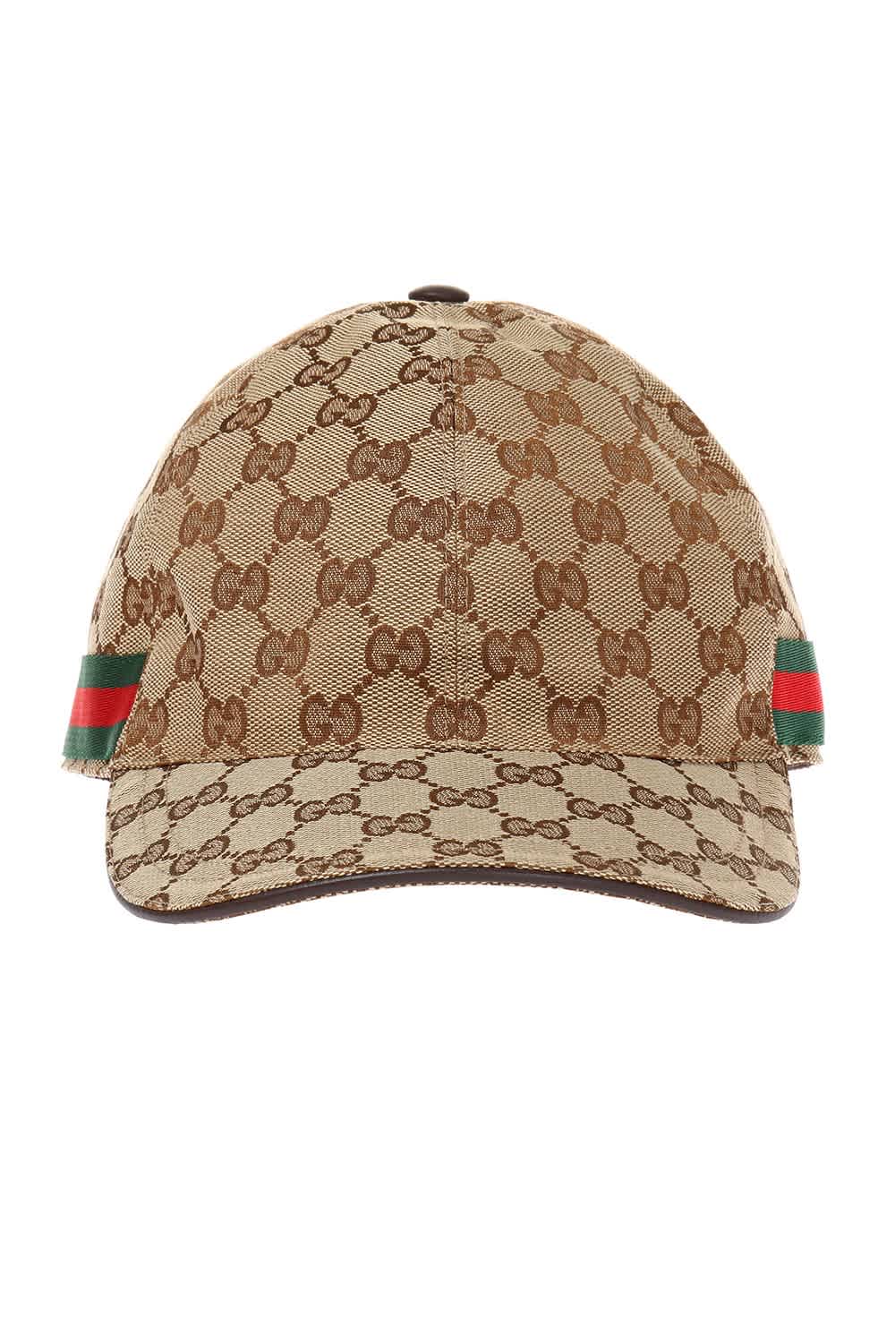 gucci gg canvas baseball hat