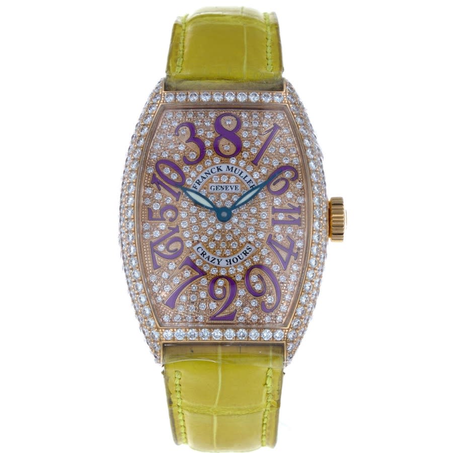 Franck Muller Cintree Curvex Automatic Diamond Ladies Watch 5850 CH D CD 15250$