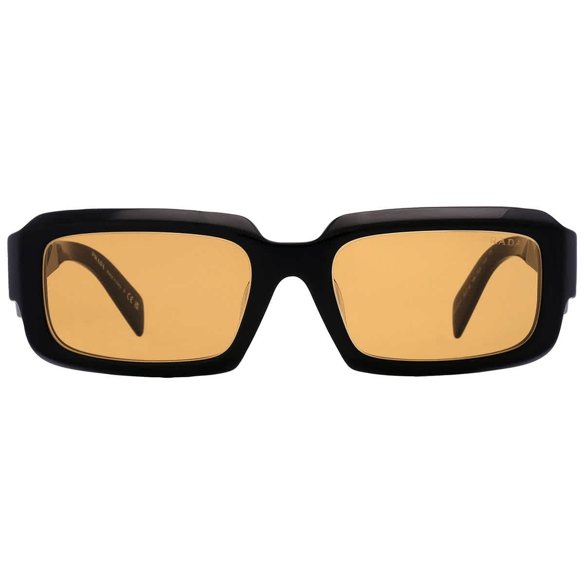 Prada PR 27ZSF Asian Fit 16K70A Men's Sunglasses Black Size 55