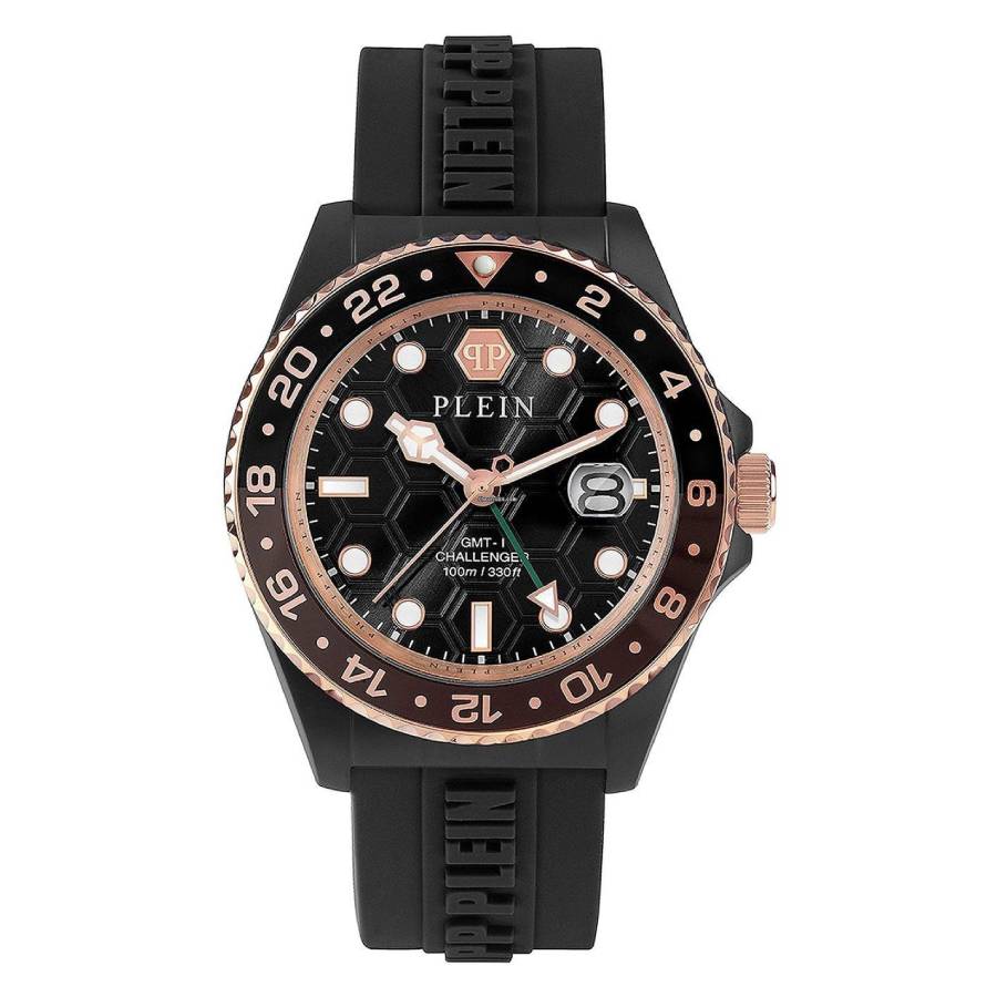 Philipp Plein GMT-I Challenger Quartz Black Dial Mens Watch PWYBA0823 170$