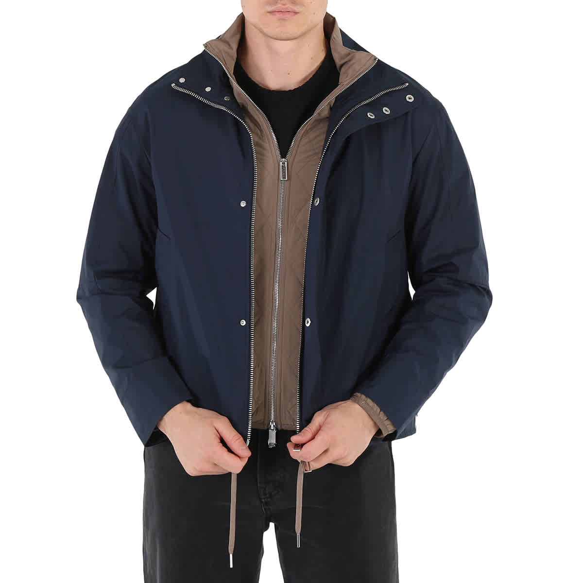 Armani navy jacket top