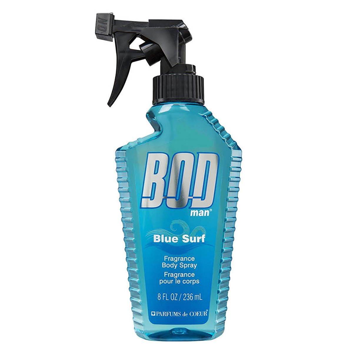 Parfums De Coeur Mens BOD Man Blue Surf Body Spray 8.0 oz Fragrances 026169055231