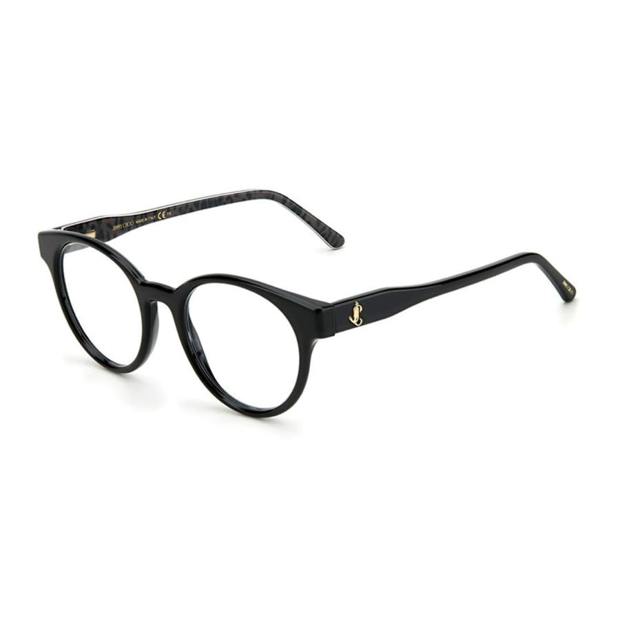 Jimmy Choo Ladies Black Browline Eyeglass Frames JC316 01EI00