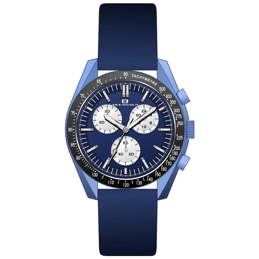 Oceanaut Orbit Chronograph Quartz Blue Dial Mens Watch OC7584