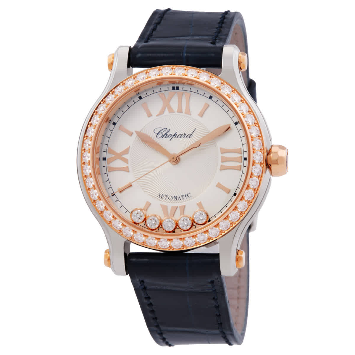 Chopard Happy Sport Automatic Chronometer Diamond Silver Dial Ladies Watch 278608-6003 14100$
