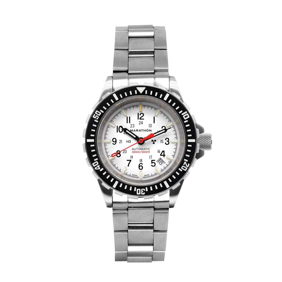 Marathon Arctic Gsar Automatic White Dial Unisex Watch WW194006SS-0513 2160$
