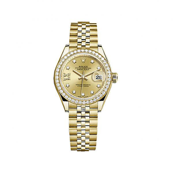 Rolex LadyDatejust Champagne Diamond Dial Jubilee Watch 279138CRDJ
