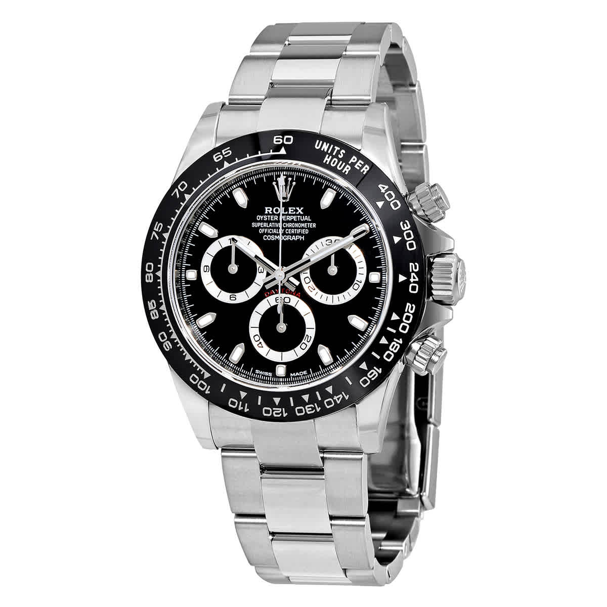 Rolex Cosmograph Daytona Black Dial Oyster Mens Watch 116500BKSO